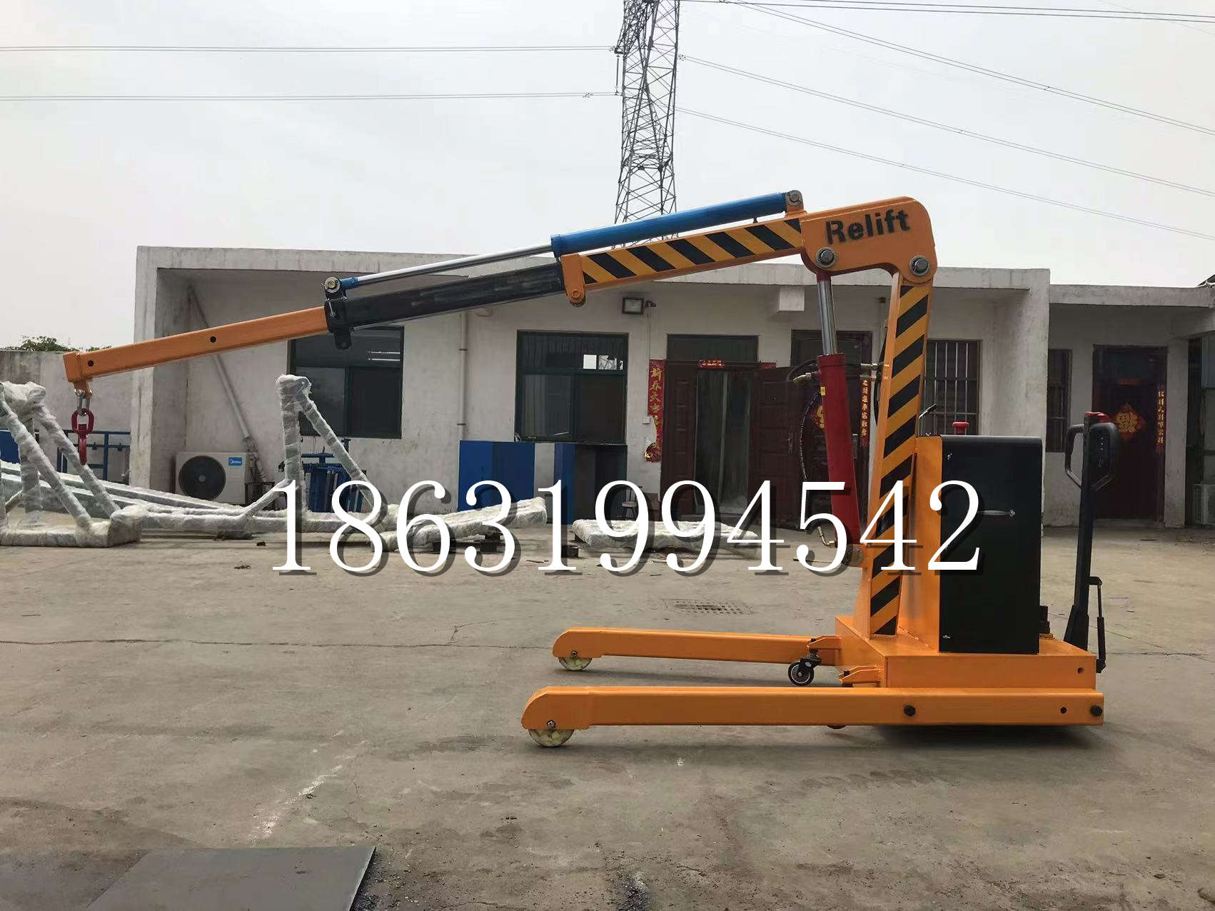 秀林乡久征定做3吨三轮随车吊 农用园林绿化移树吊 平板工程用小吊机